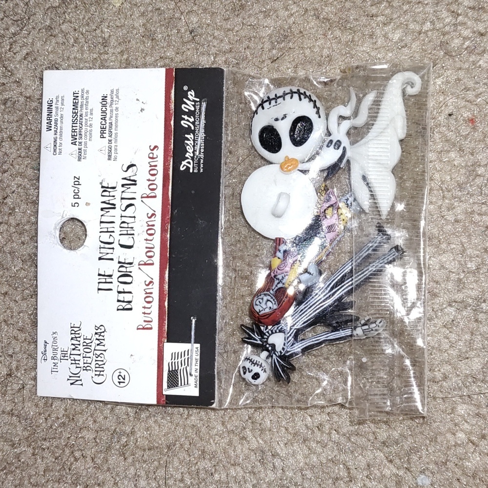 Nightmare before Christmas buttons